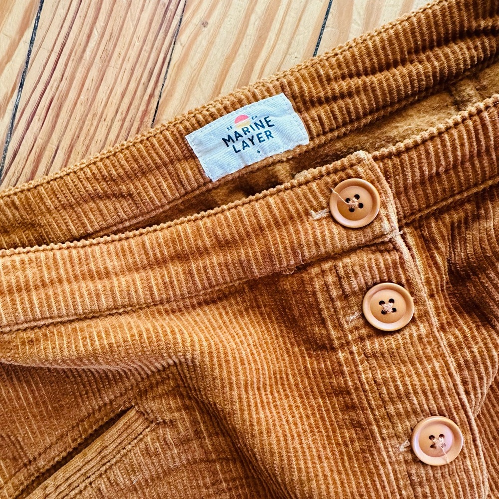 Marine Layer Corduroy Mini Skirt Size 6